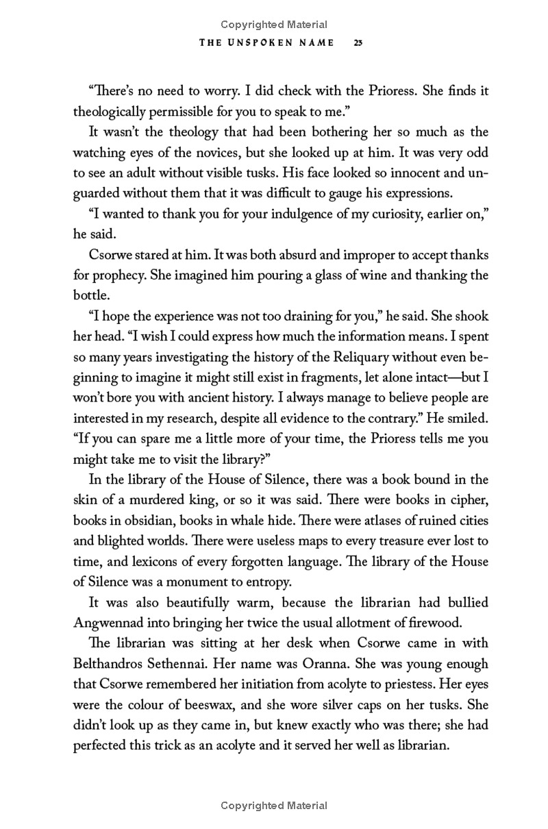 the serpent gates 1: the unspoken name