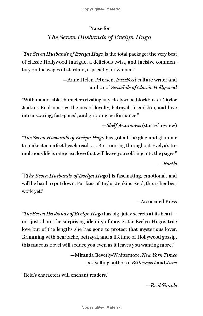 the seven husbands of evelyn hugo