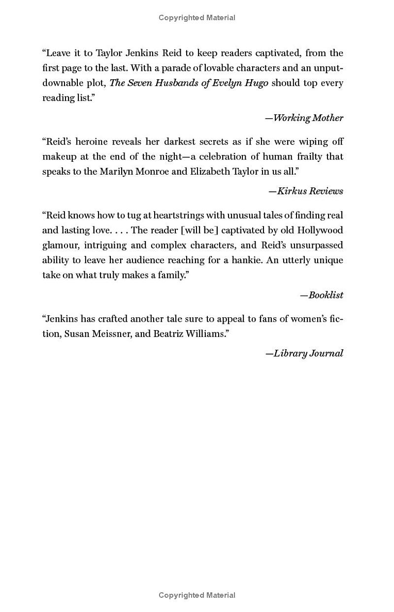 the seven husbands of evelyn hugo