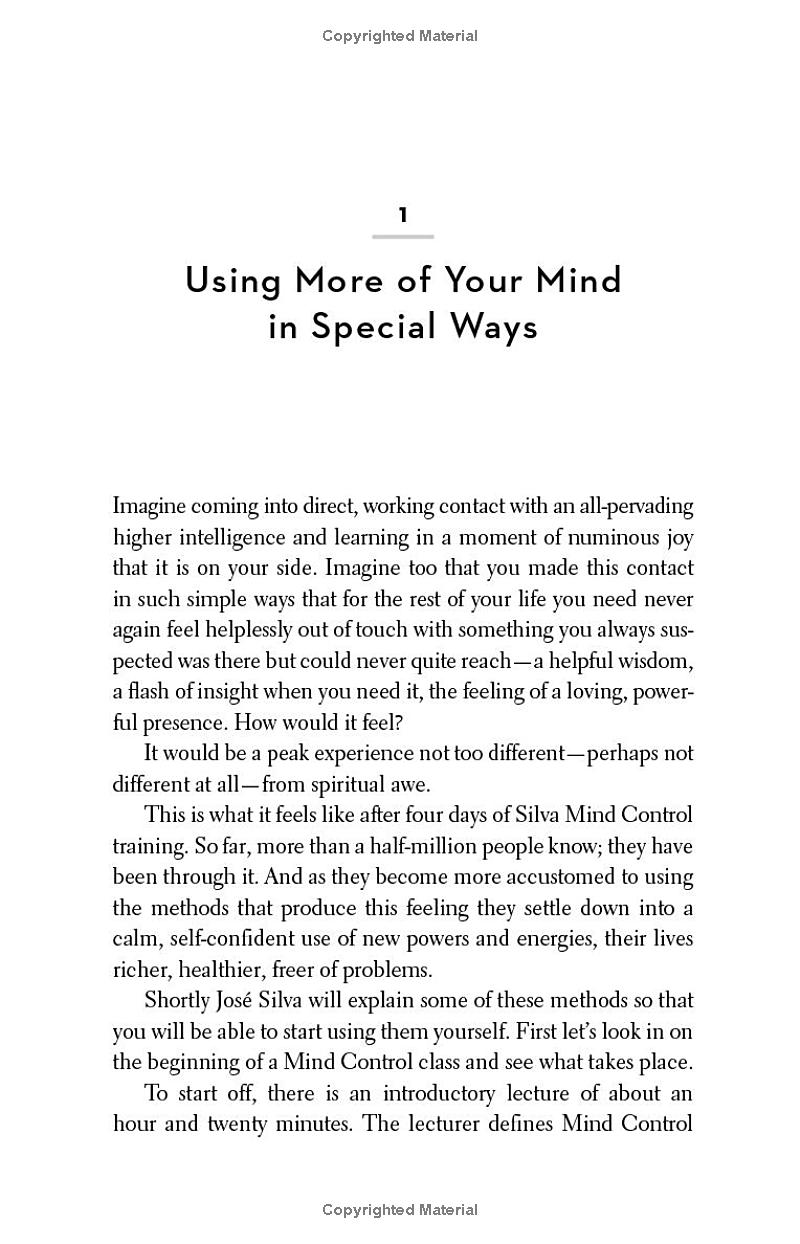 the silva mind control method