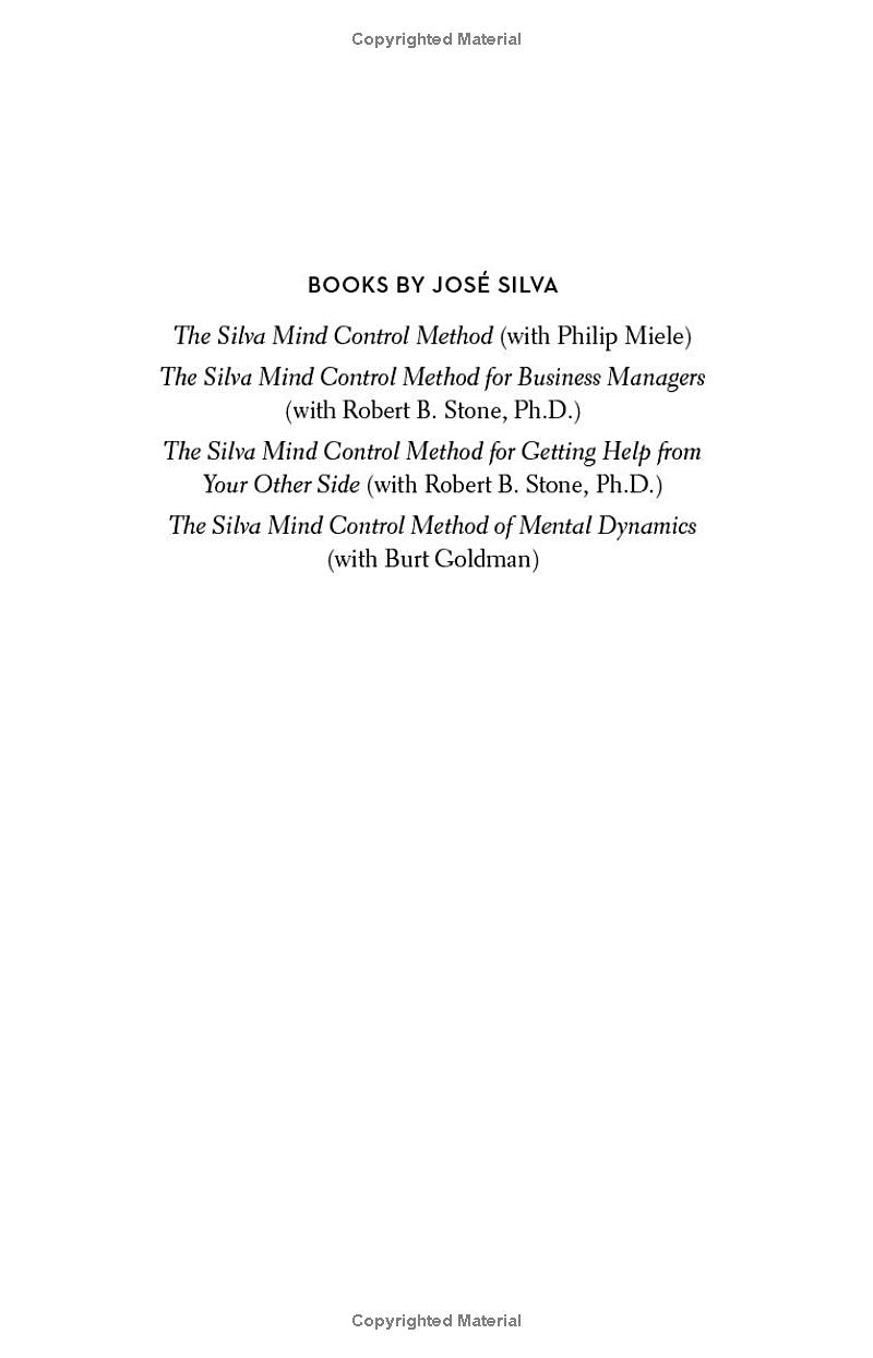 the silva mind control method