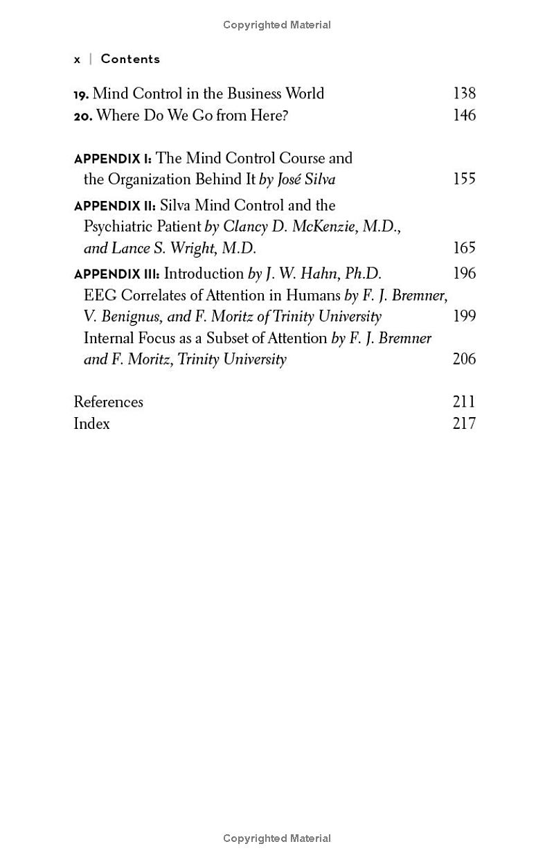 the silva mind control method