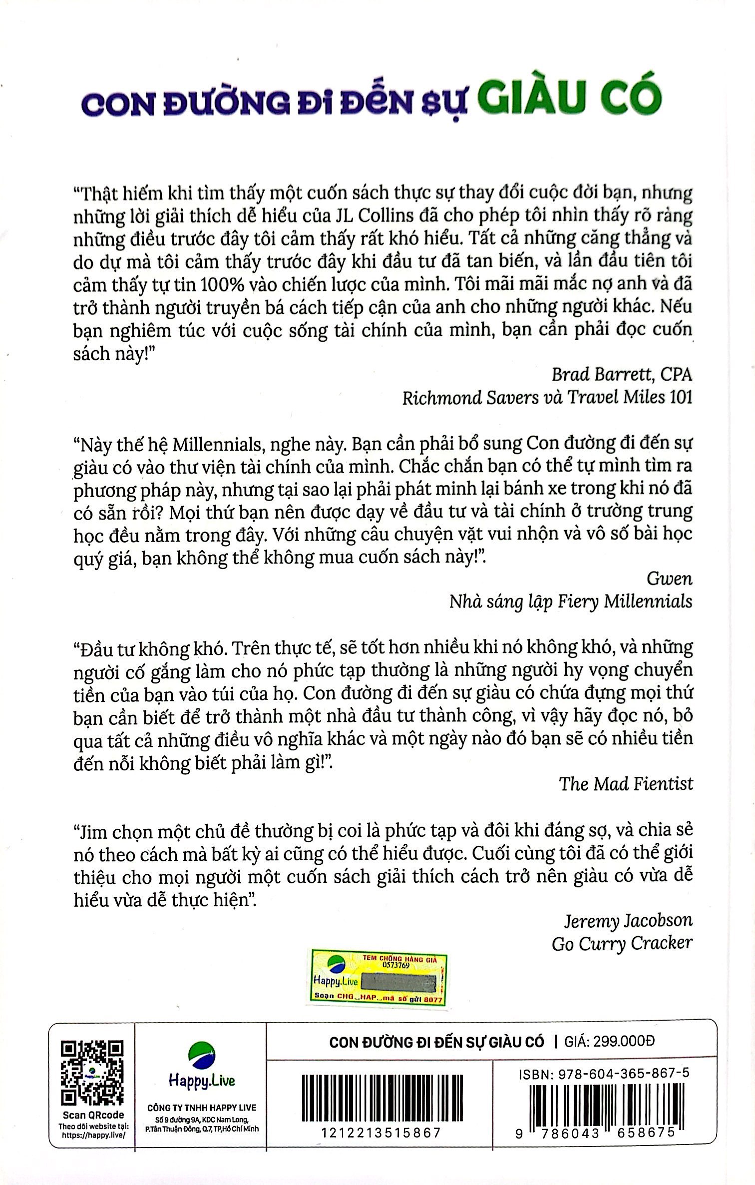 the simple path to wealth - con đường đi đến sự giàu có