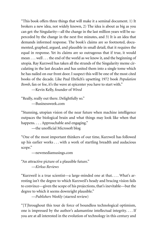 the singularity is near