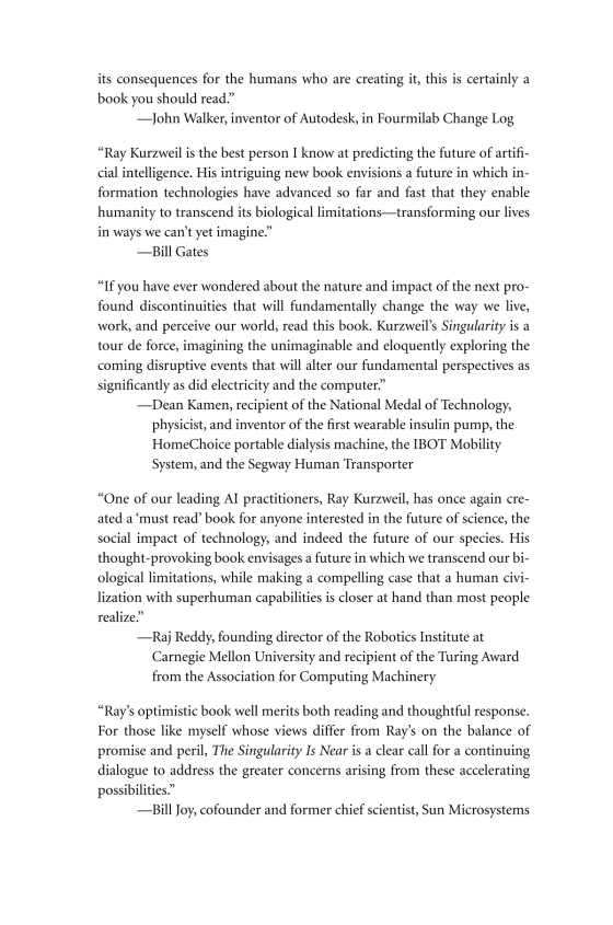 the singularity is near