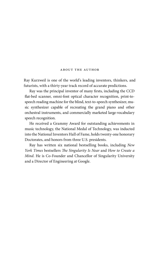 the singularity is near