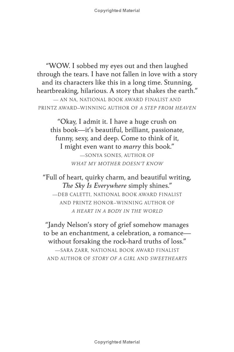 the sky is everywhere (movie tie-in)