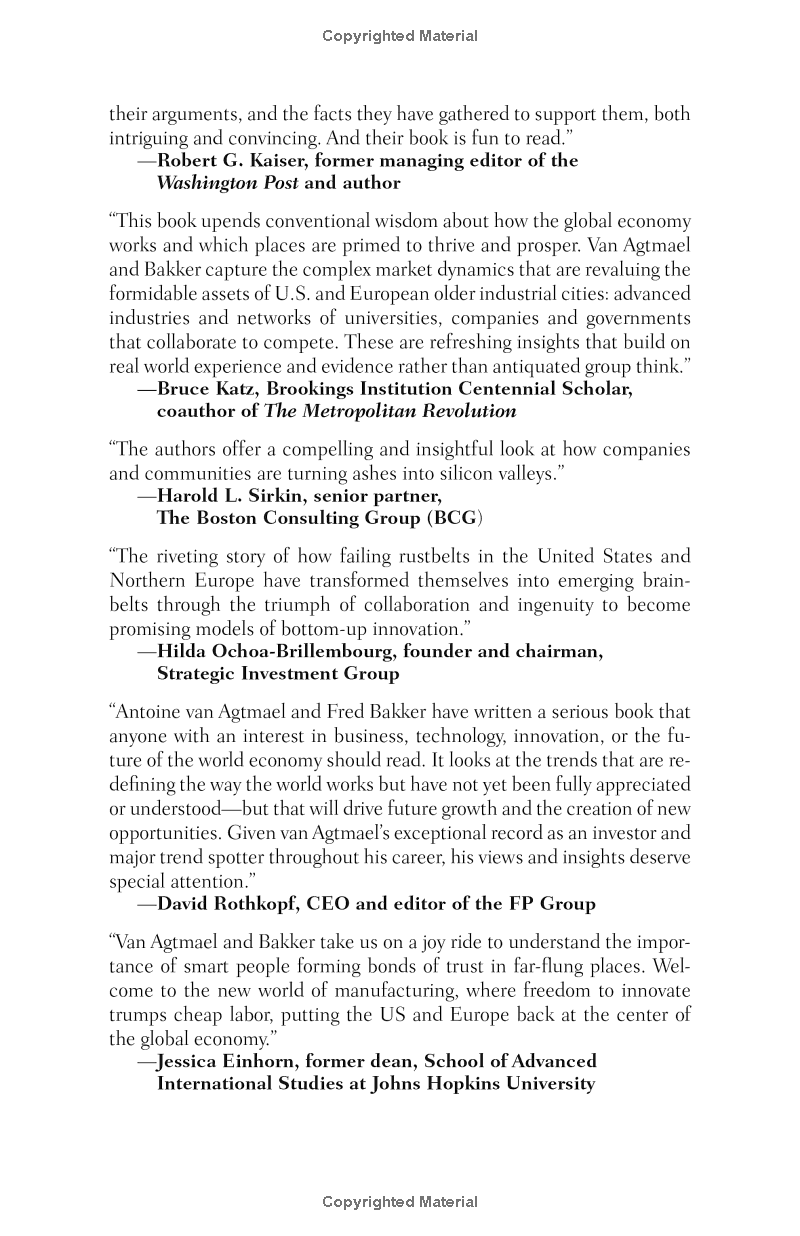 the smartest places on earth: why rustbelts are the emerging hotspots of global innovation