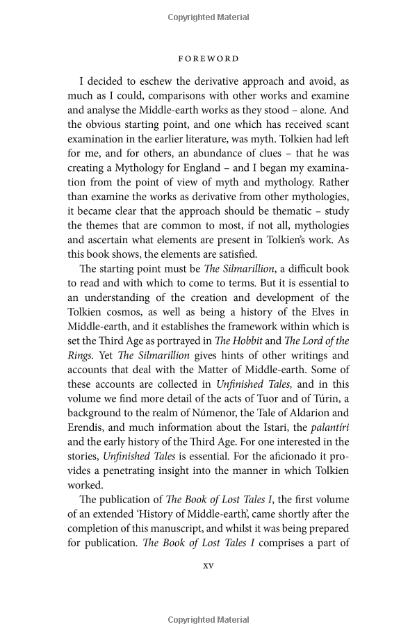 the song of middle-earth: j. r. r. tolkien's themes, symbols and myths