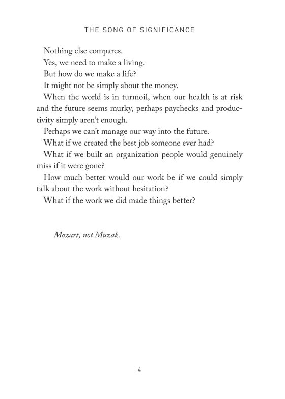 the song of significance