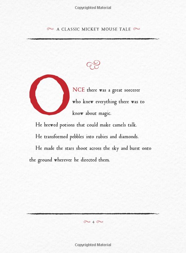 the sorcerer's apprentice: a classic mickey mouse tale