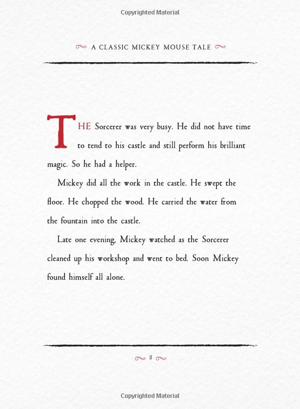 the sorcerer's apprentice: a classic mickey mouse tale