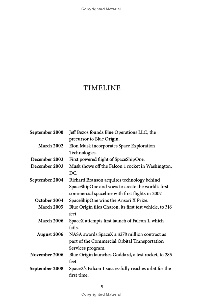 the space barons: elon musk, jeff bezos, and the quest to colonize the cosmos