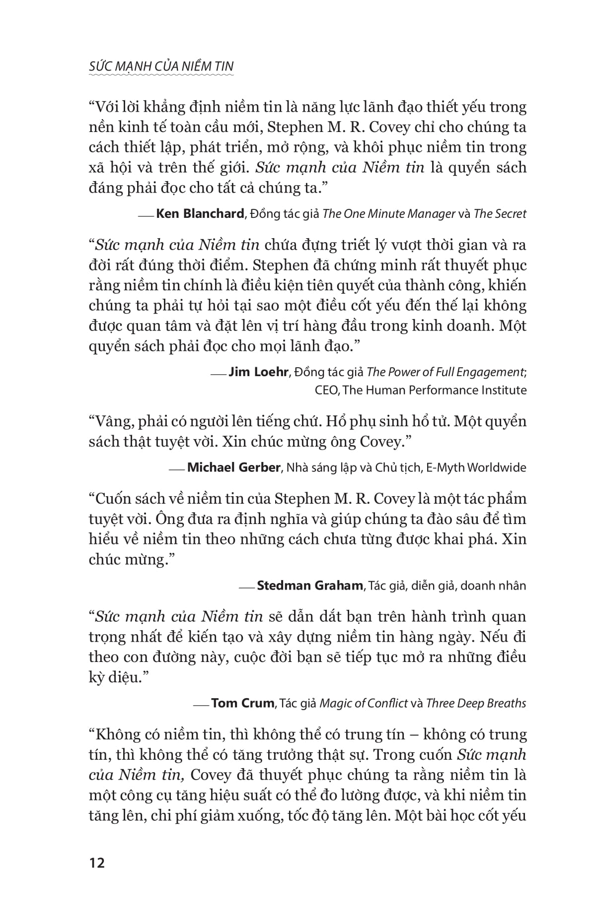 the speed of trust - sức mạnh của niềm tin