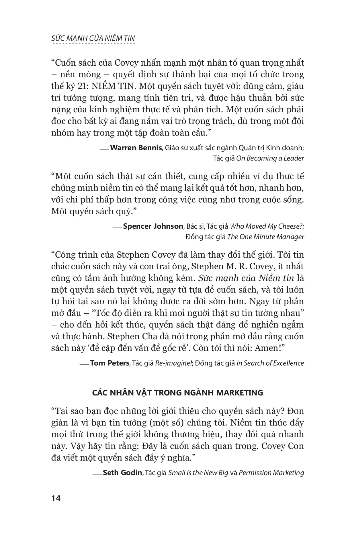 the speed of trust - sức mạnh của niềm tin