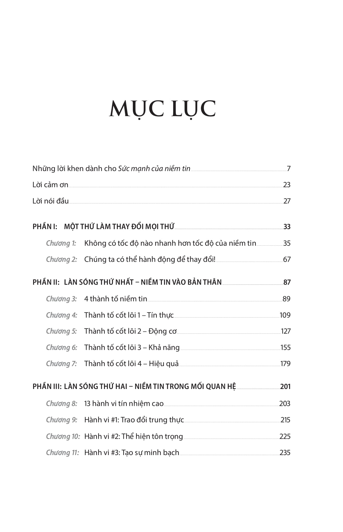 the speed of trust - sức mạnh của niềm tin