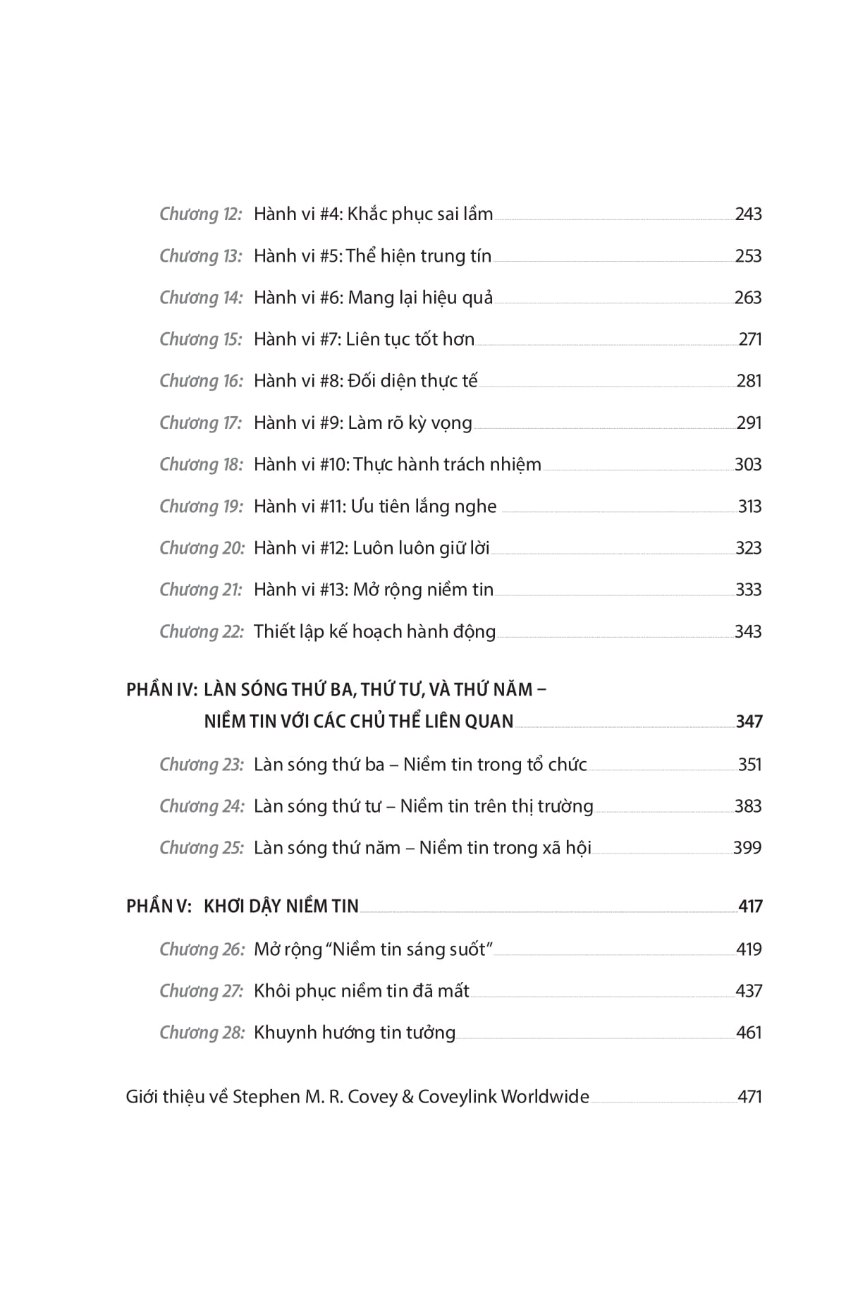 the speed of trust - sức mạnh của niềm tin