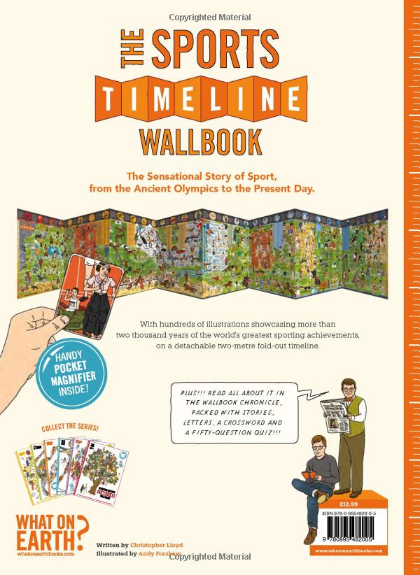 the sports timeline wallbook: unfold the story of sport - from the ancient olympics to the present day!