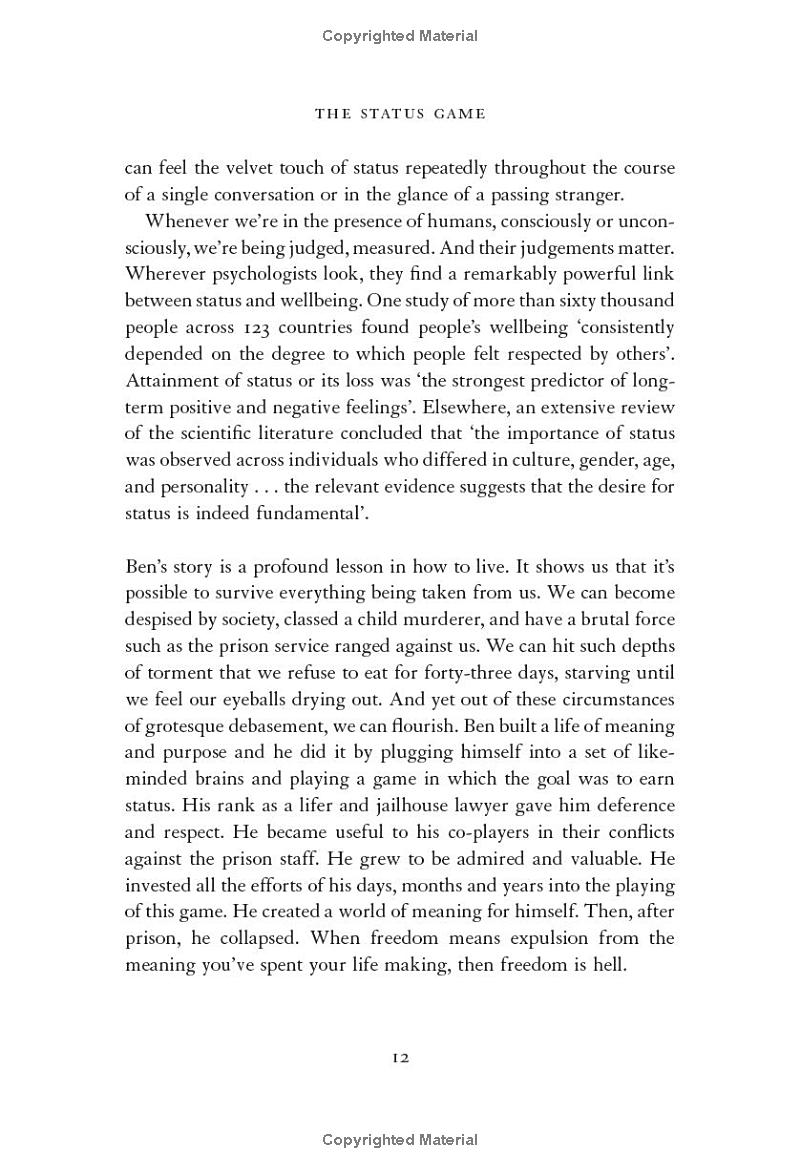 the status game: on human life and how to play it