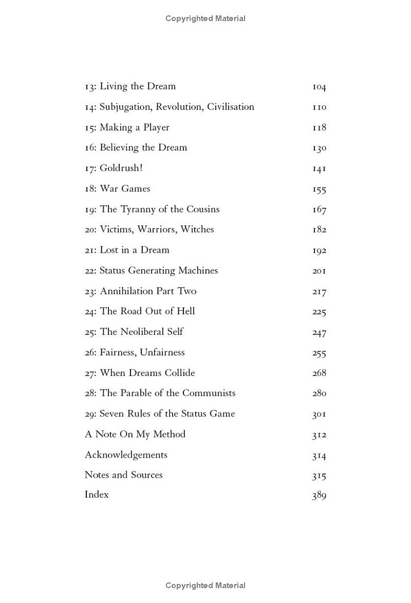 the status game: on human life and how to play it