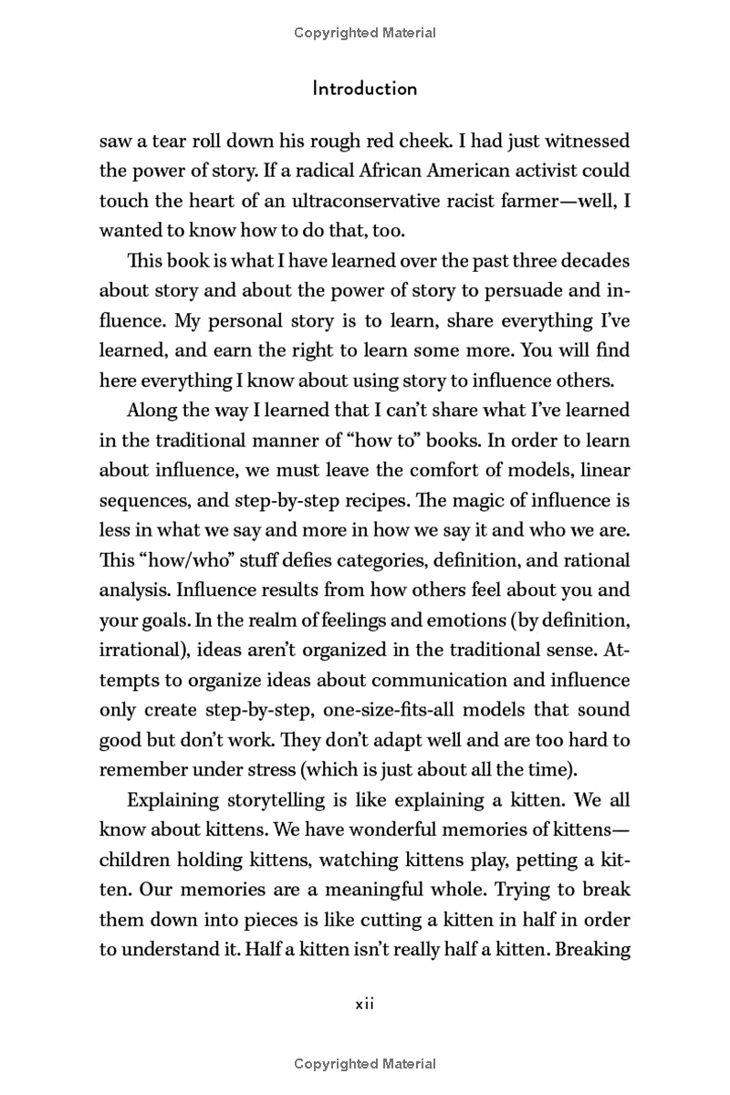 the story factor: inspiration, influence, and persuasion through the art of storytelling