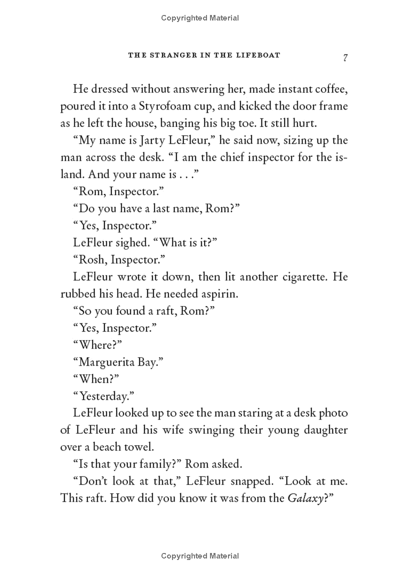 the stranger in the lifeboat