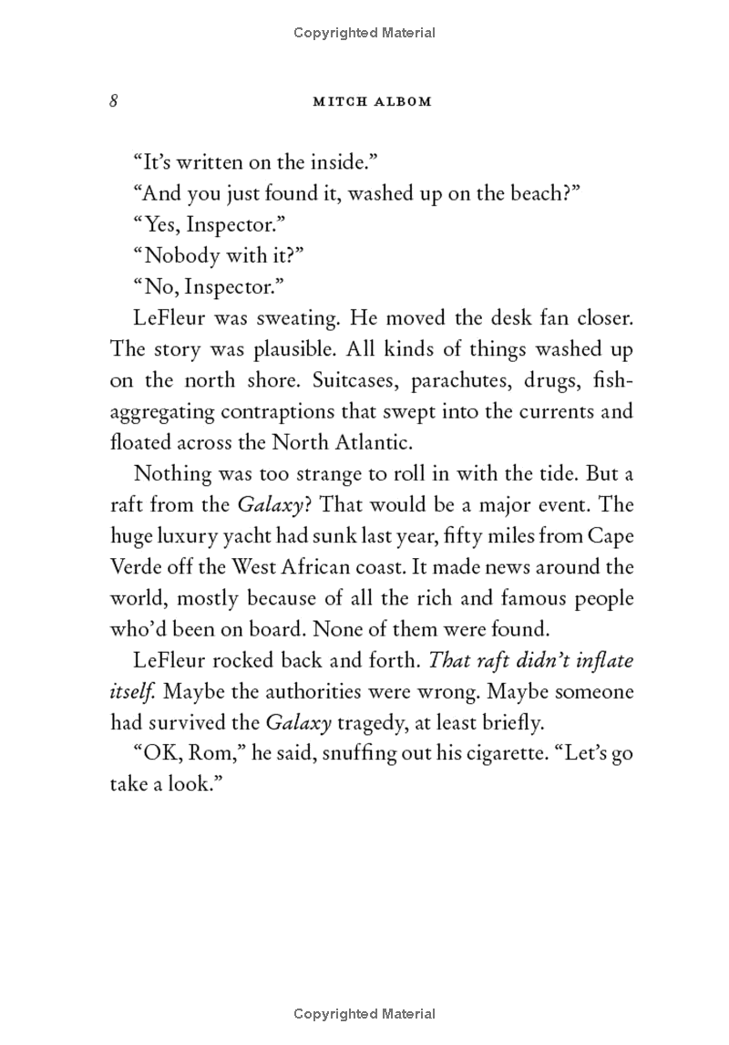 the stranger in the lifeboat