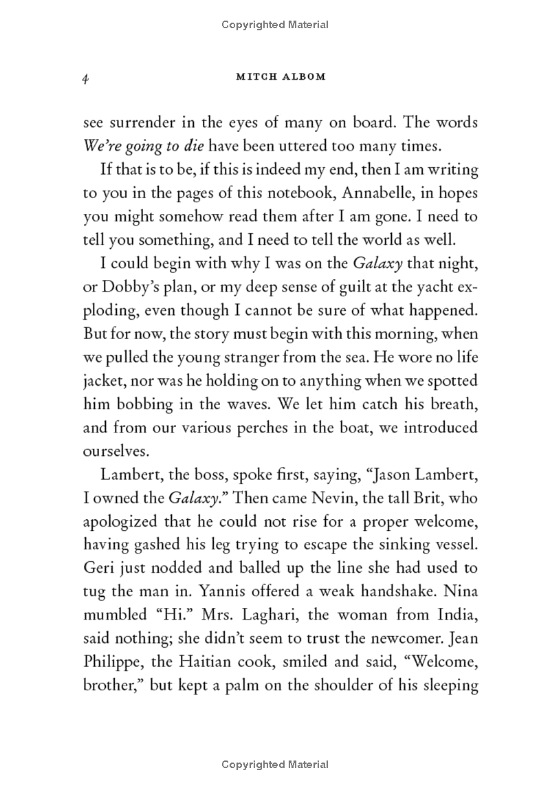 the stranger in the lifeboat