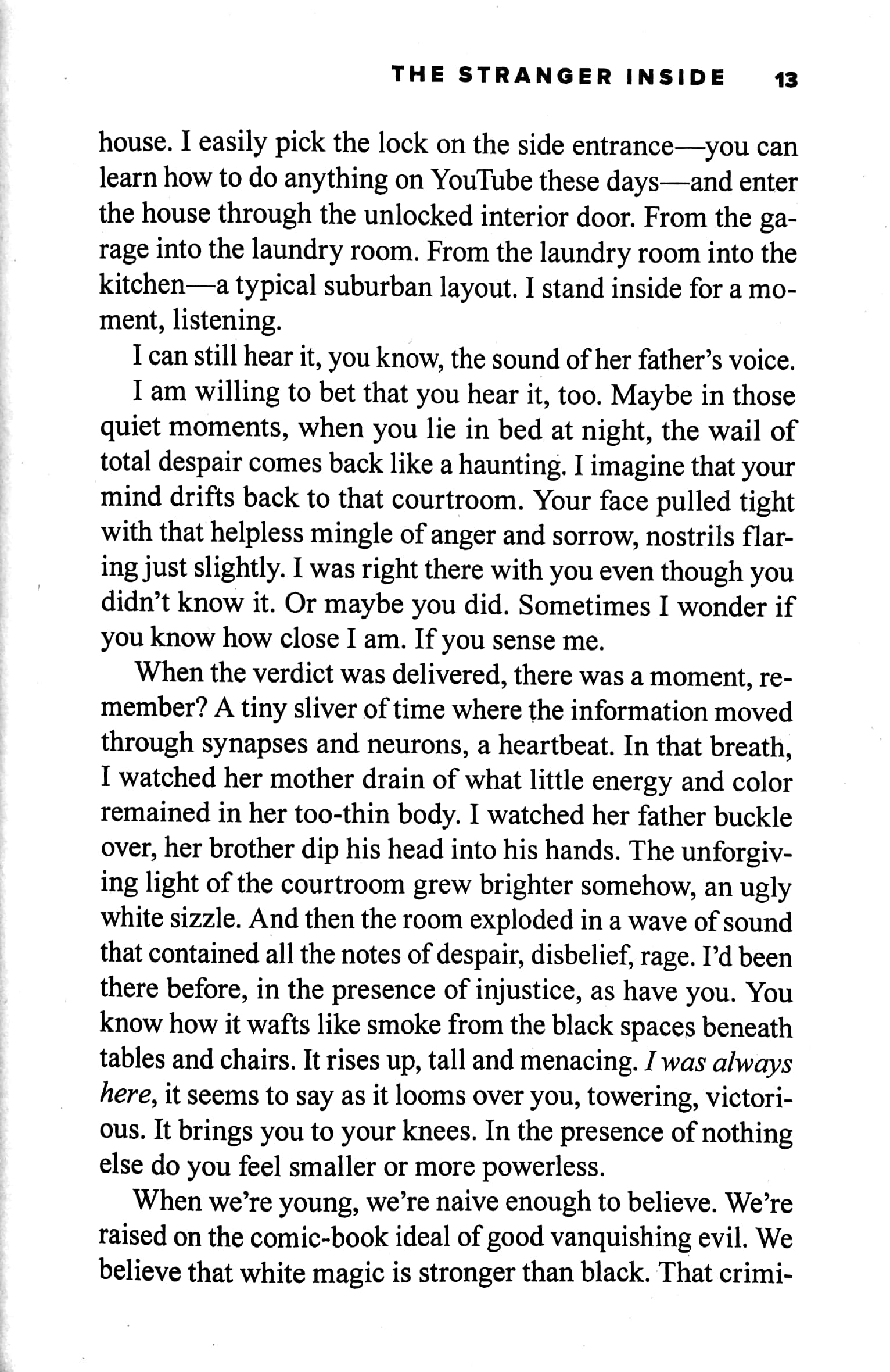 the stranger inside
