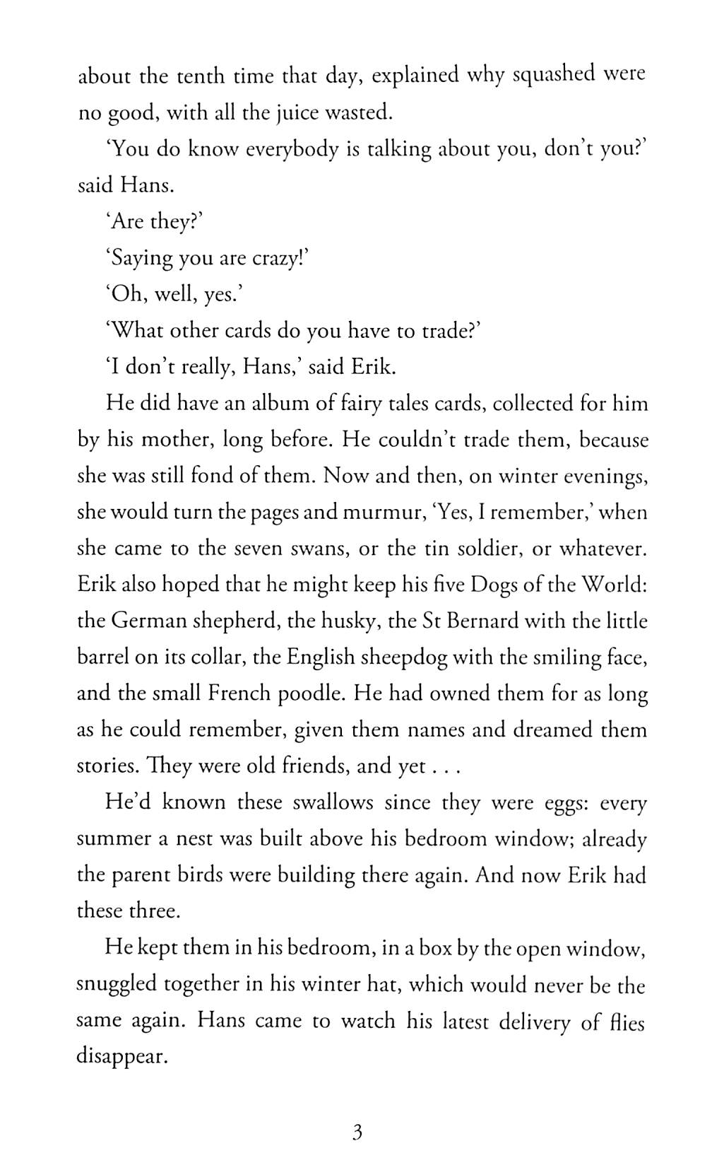 the swallows' flight