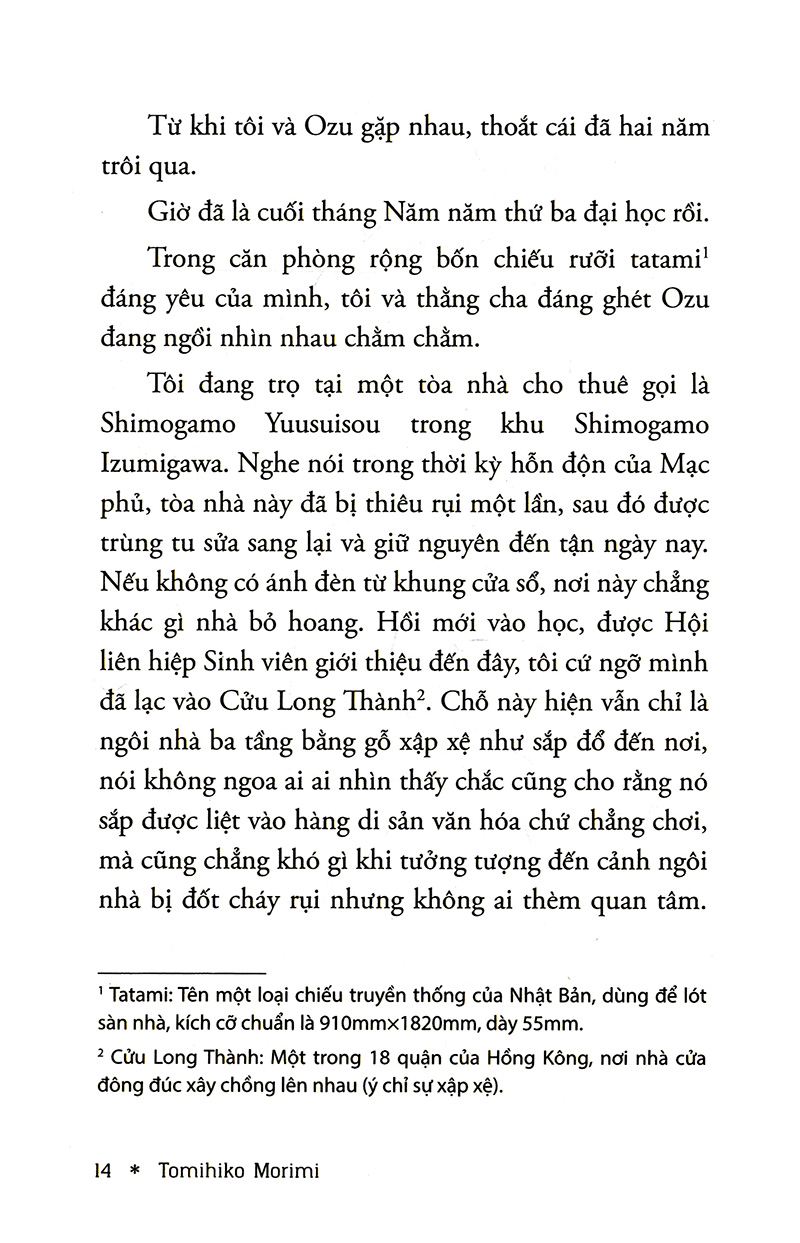 the tatami galaxy - truyền kỳ phòng bốn chiếu rưỡi