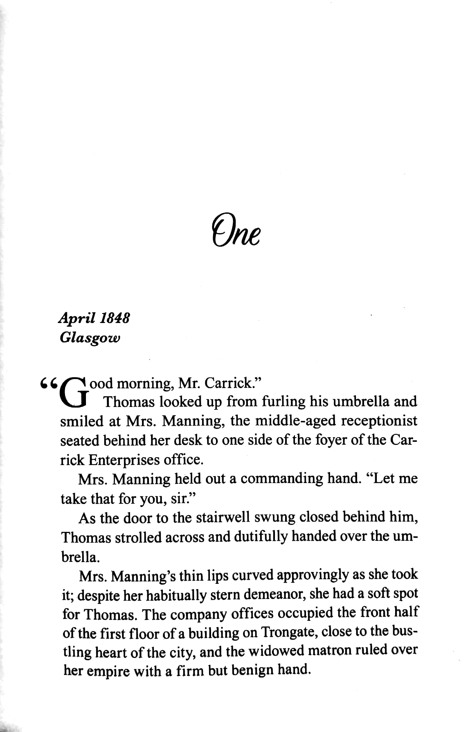 the tempting of thomas carrick