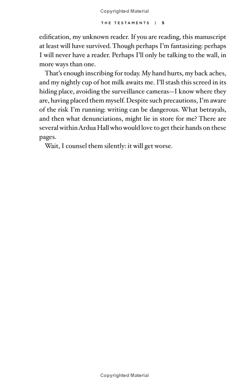 the testaments: a novel (handmaid's tale)