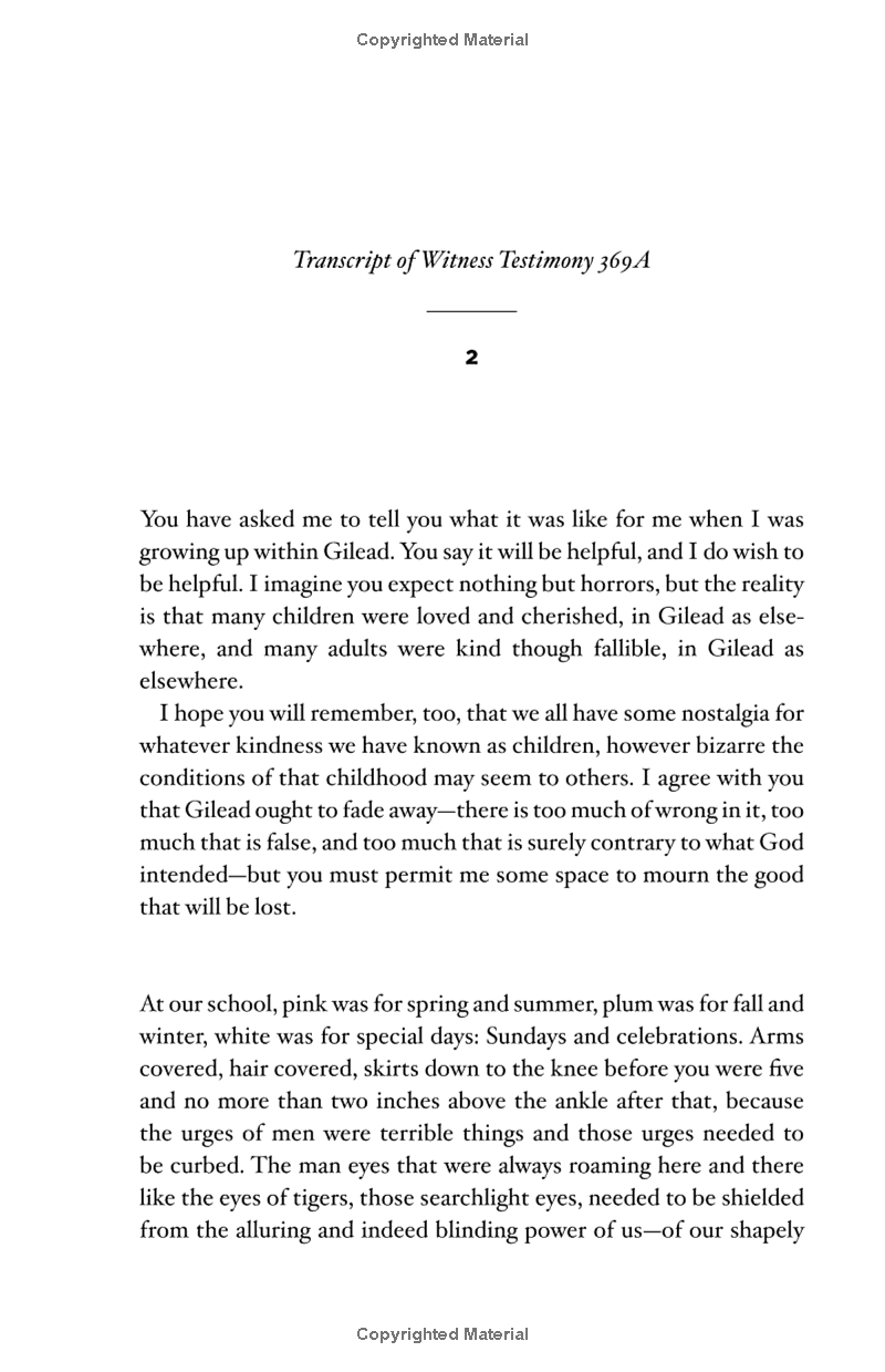 the testaments: a novel (handmaid's tale)