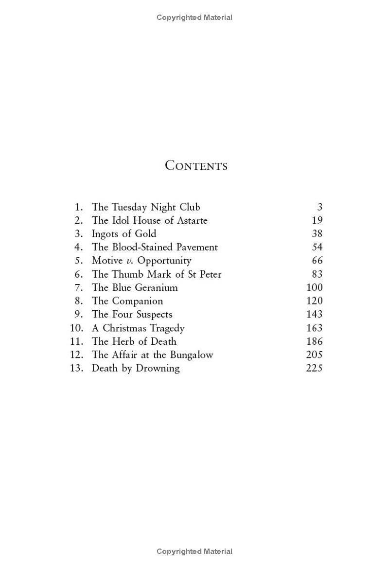 the thirteen problems (marple)