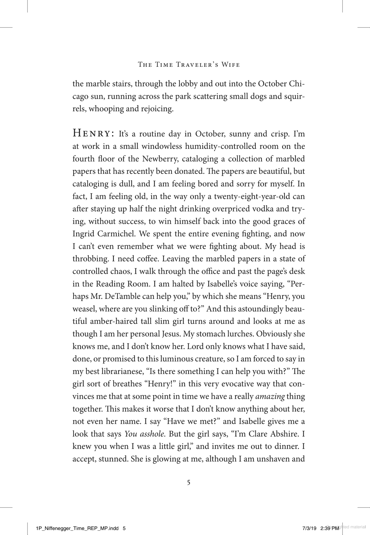 the time traveler's wife