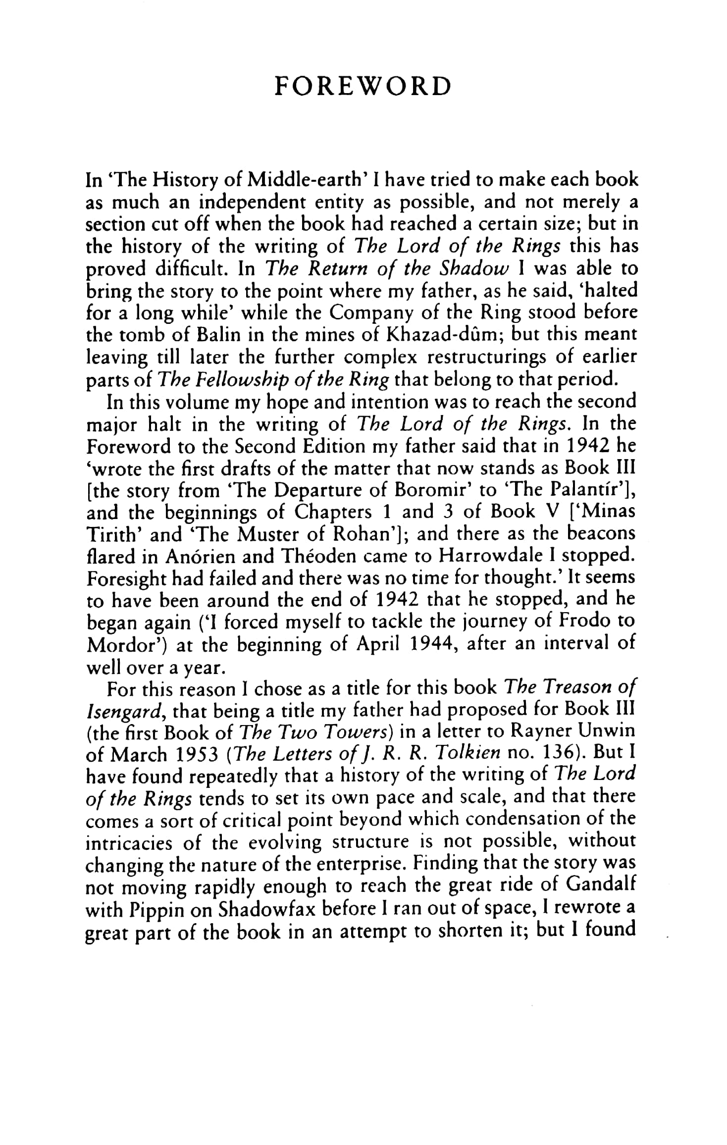 the treason of isengard