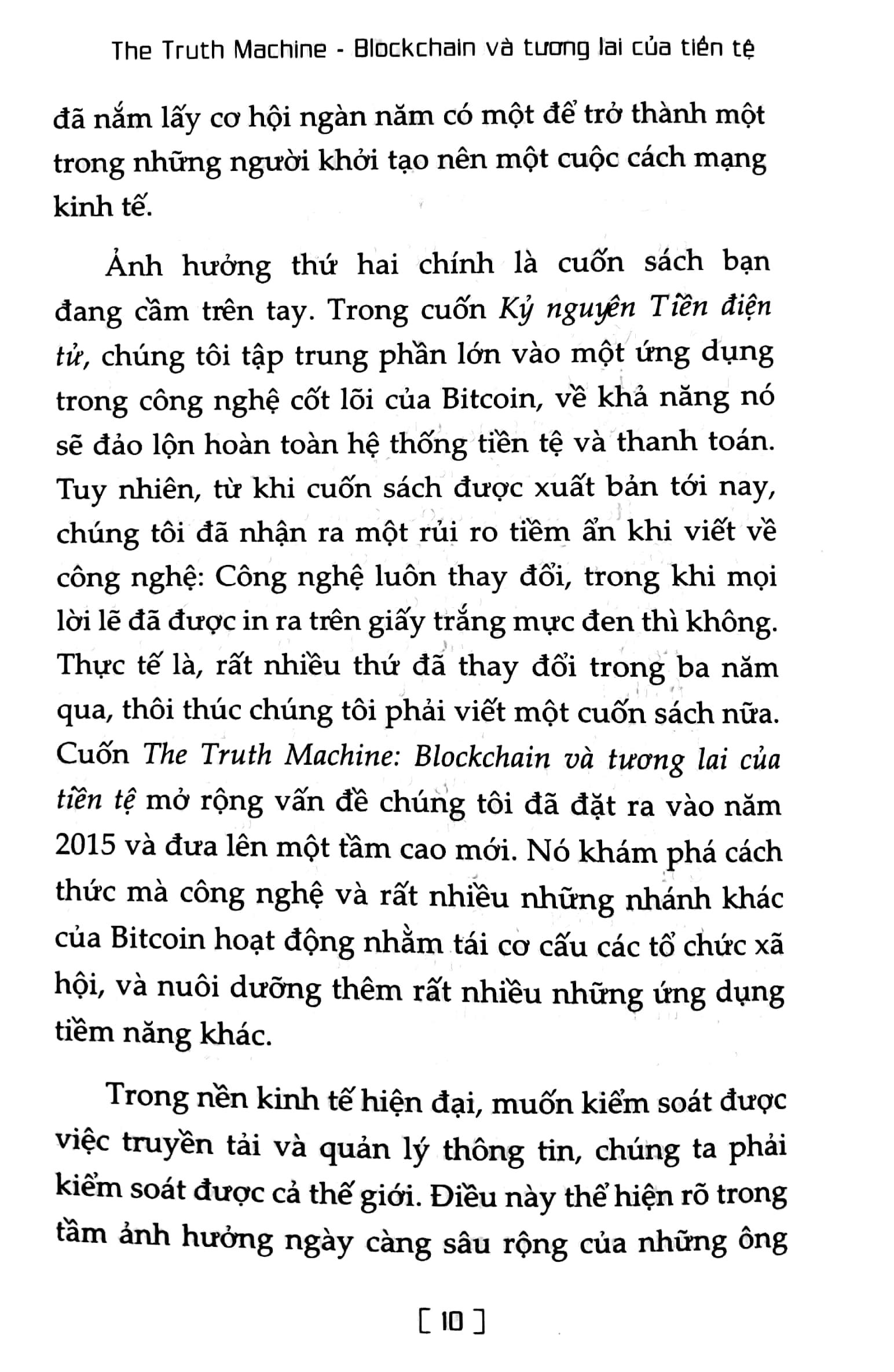 the truth machine - blockchain và tương lai của tiền tệ