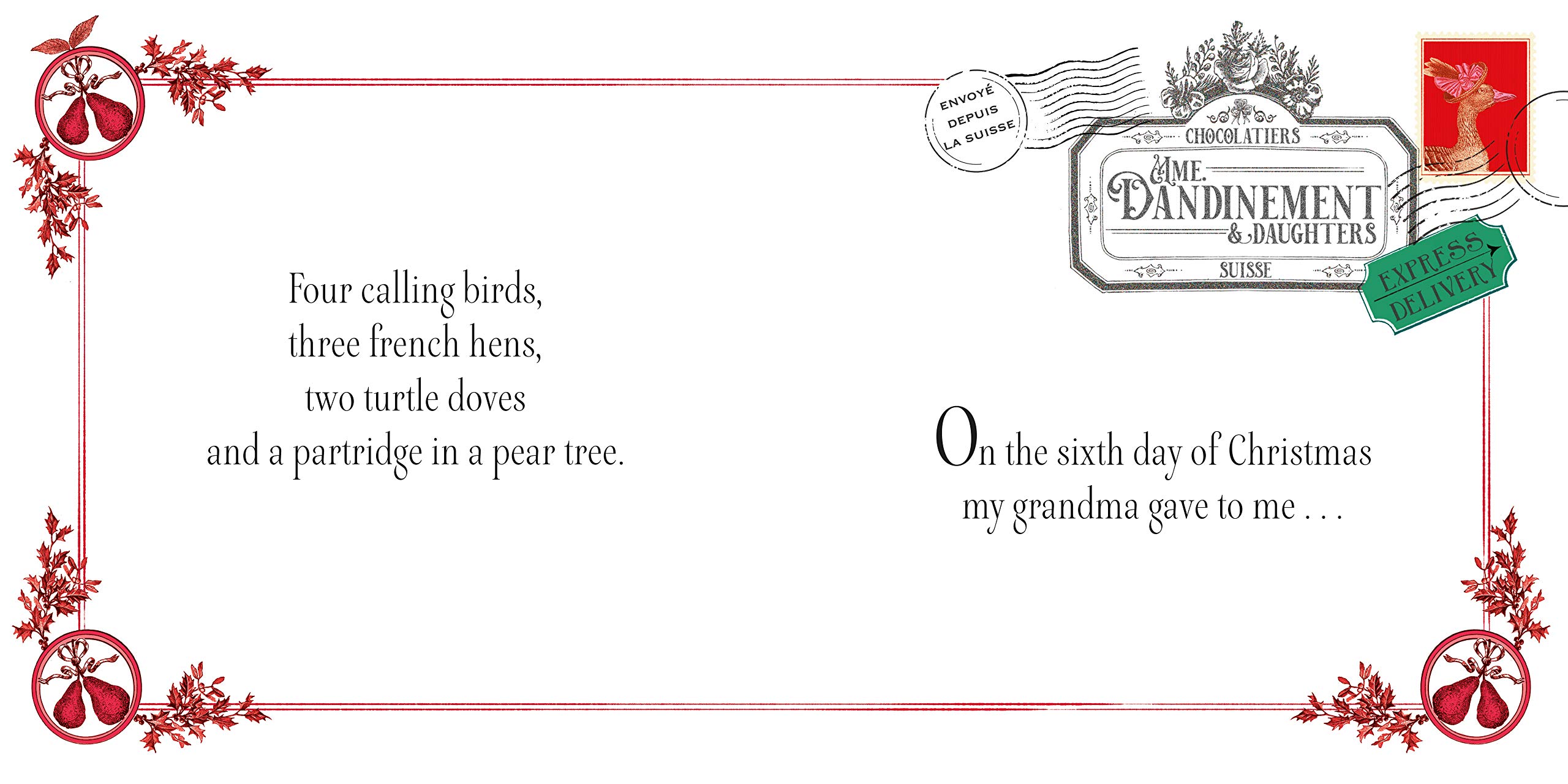 the twelve days of christmas: grandma is overly generous