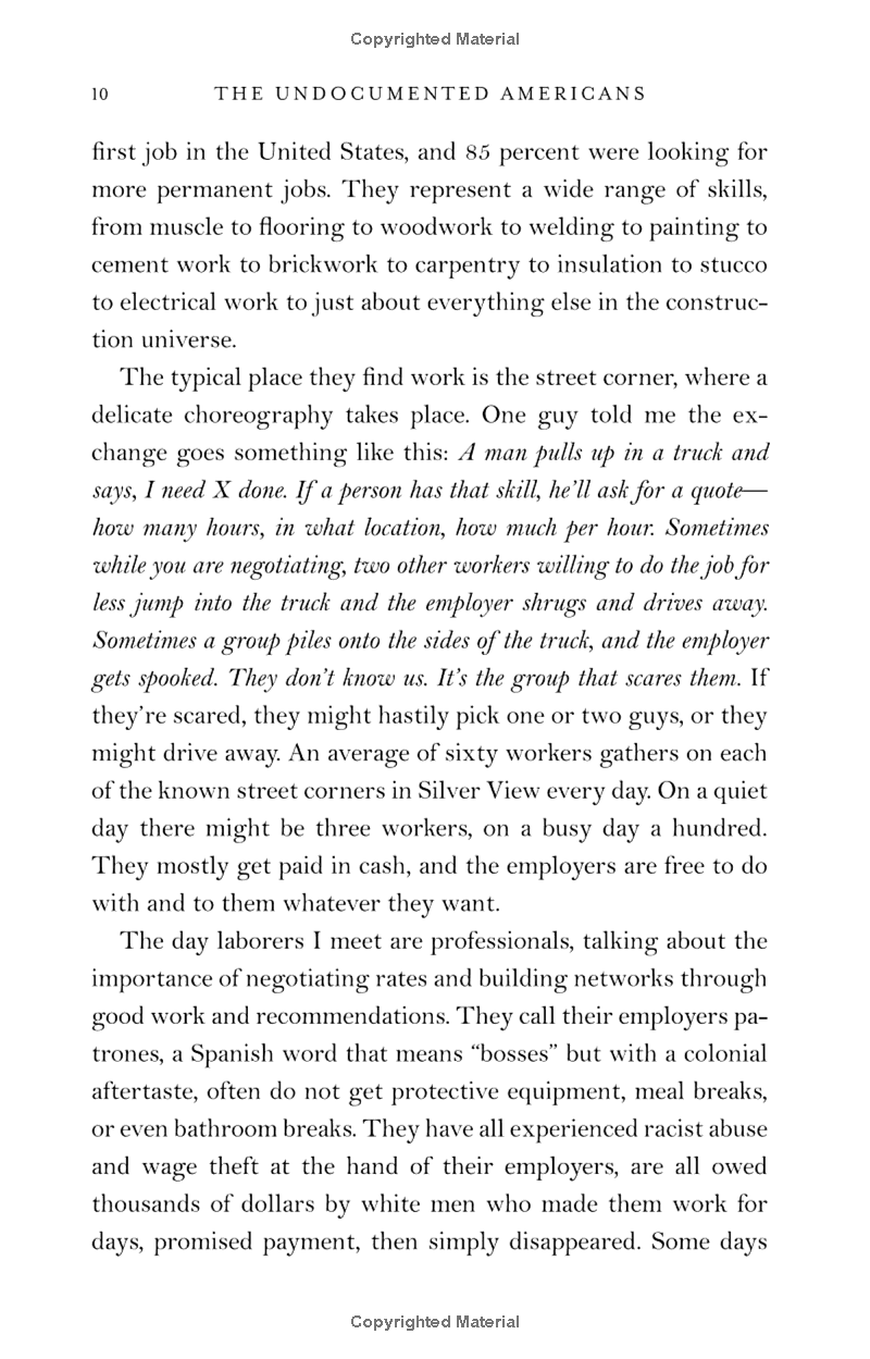 the undocumented americans