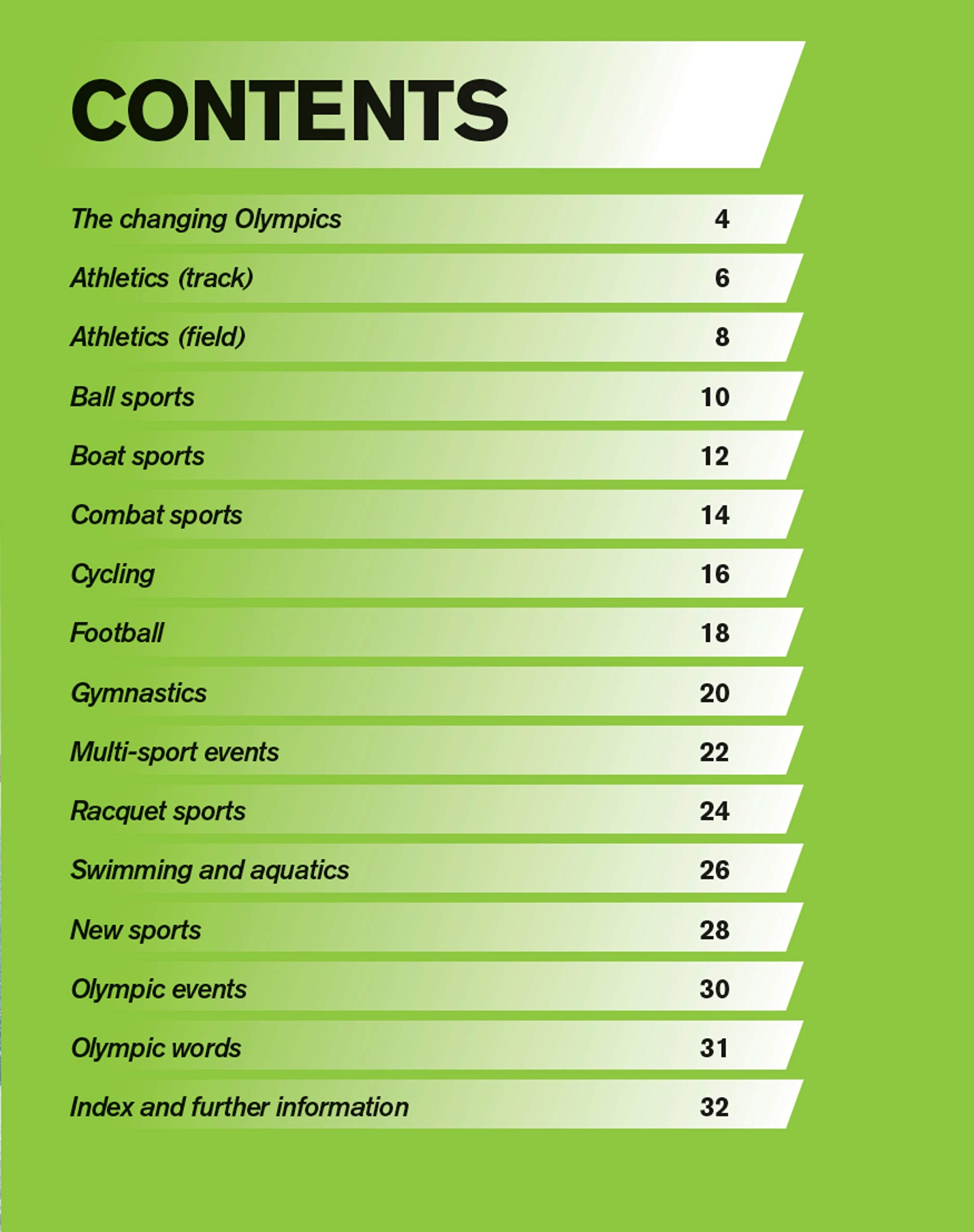 the unofficial guide to the olympic games: events