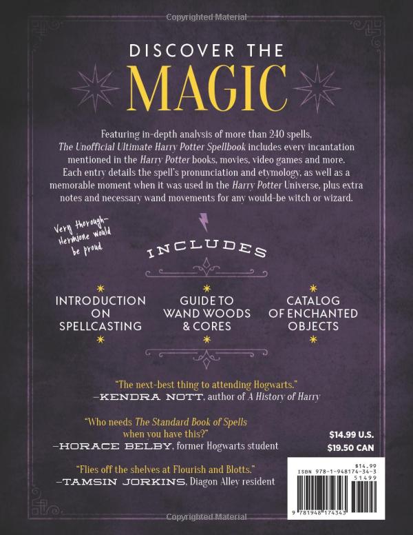 the unofficial ultimate harry potter spellbook