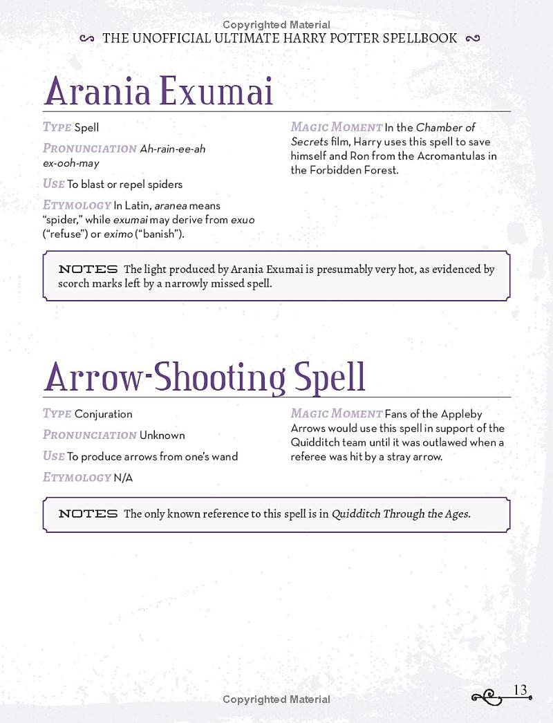 the unofficial ultimate harry potter spellbook