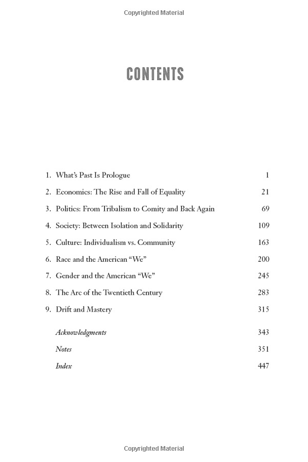 the upswing: how america came together a century ago and how we can do it again