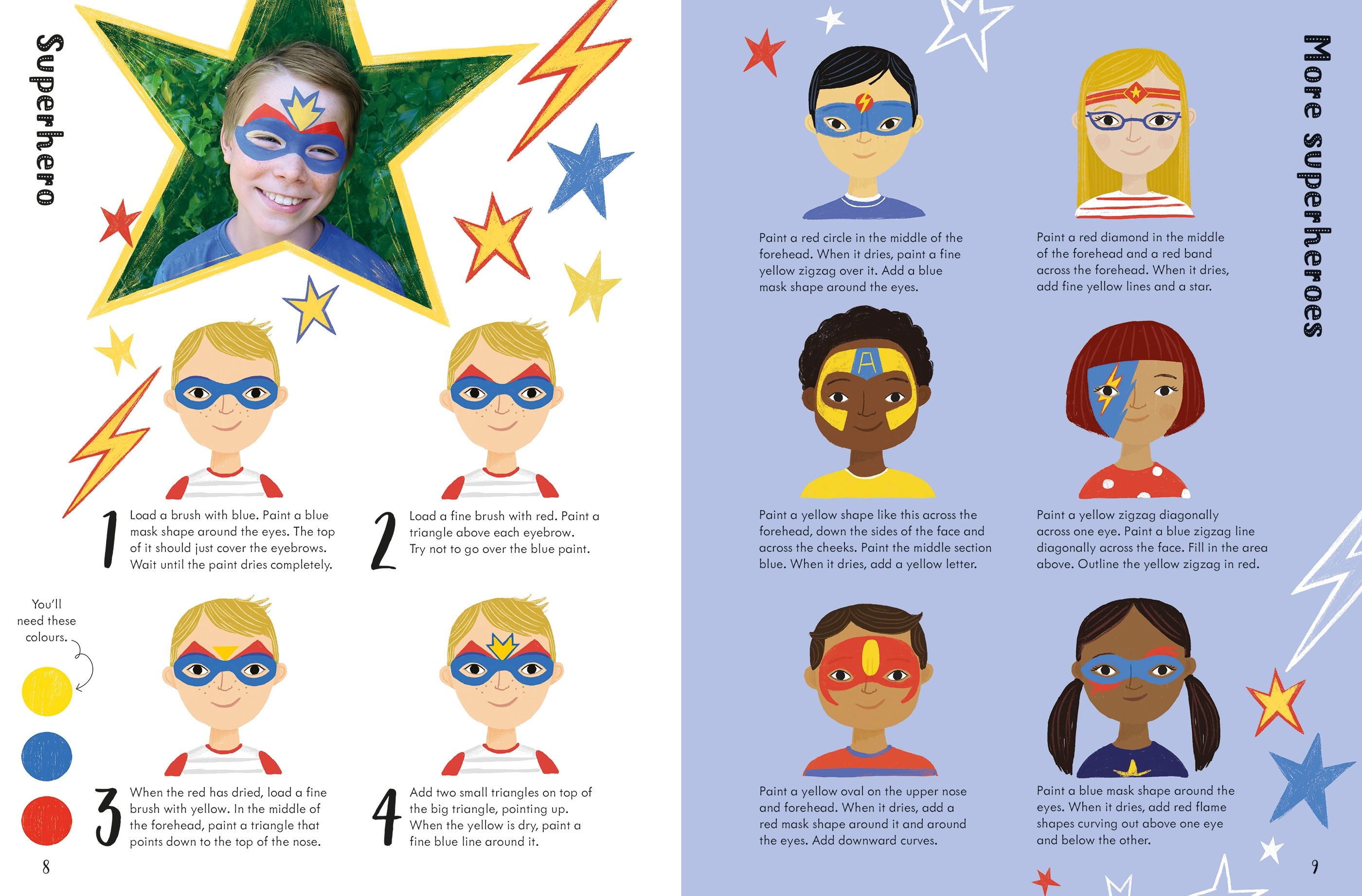 the usborne book of face painting