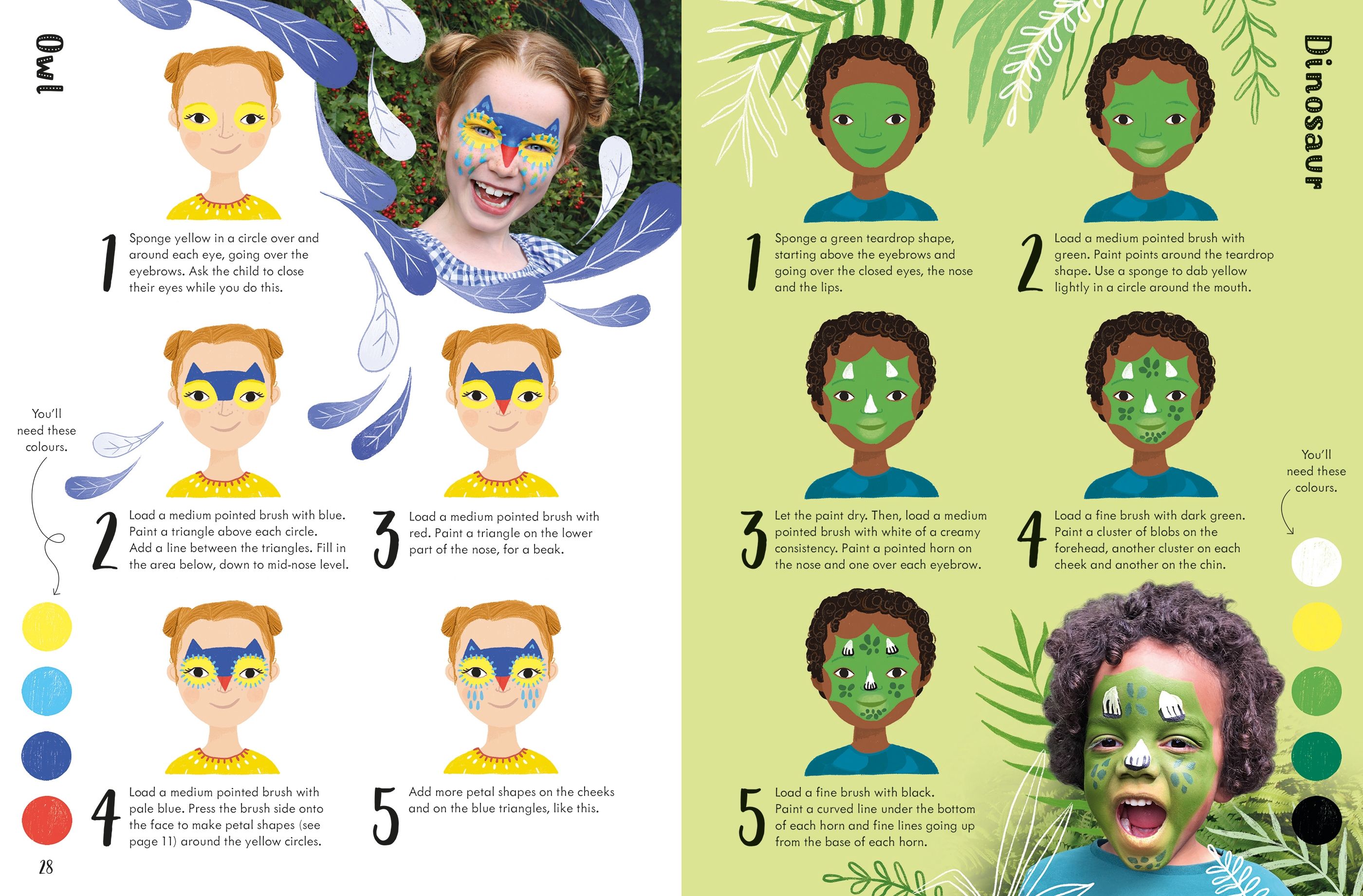 the usborne book of face painting