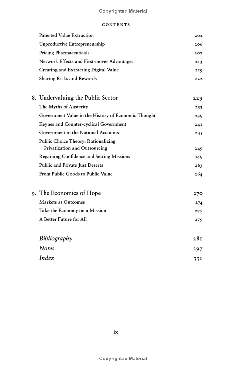 the value of everything: making and taking in the global economy