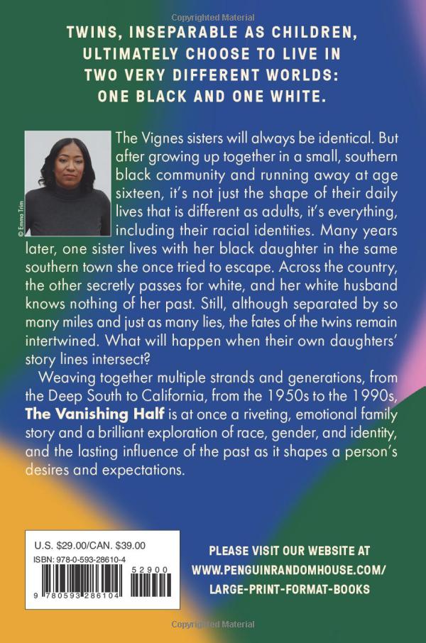 the vanishing half: a novel