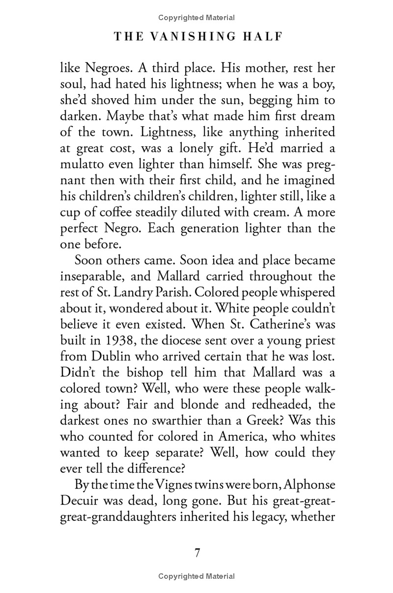 the vanishing half: a novel