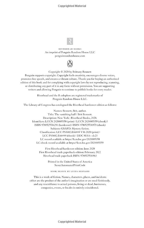 the vanishing half: shortlisted for the women's prize 2021